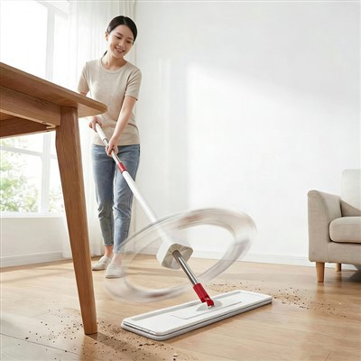 Hand Free Flat Squeeze Mop