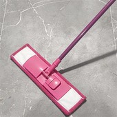 Iron Rod Coral Fleece Flat Mop