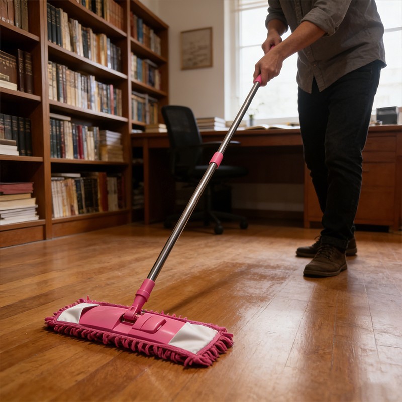 Stainless Iron Chenille Flat Mop high quality
